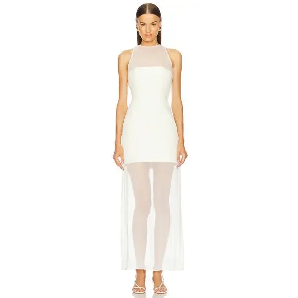 L'Academie by Marianna REVOLVE Amiens Maxi Dress in Ivory Women's XS - Picture 1 of 12
